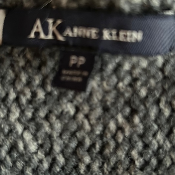 Wool blend AK petites button down sweater - Picture 14 of 16
